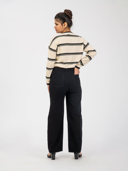 Black customised demin