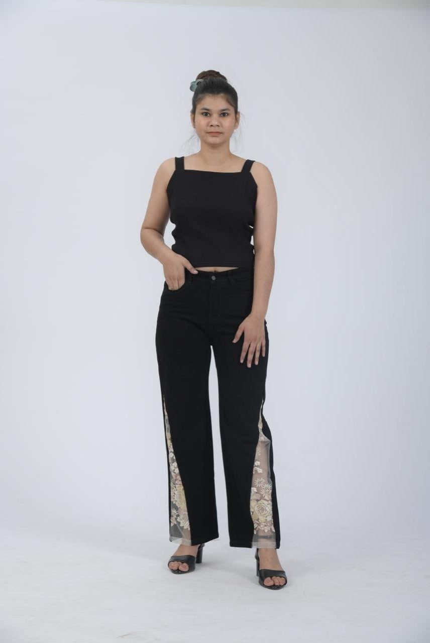 Black customised demin